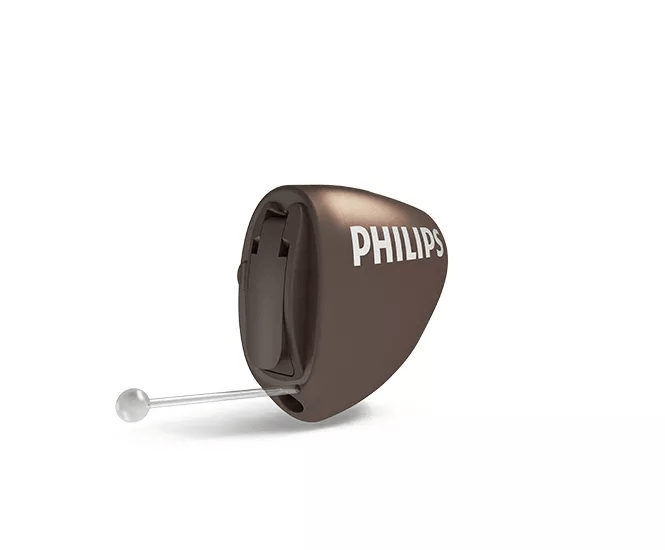 Philips Hörgerät 9000 / CIC / Dunkelbraun Philips HearLink IdO