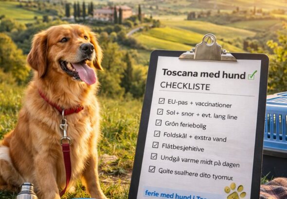 toscana med hund