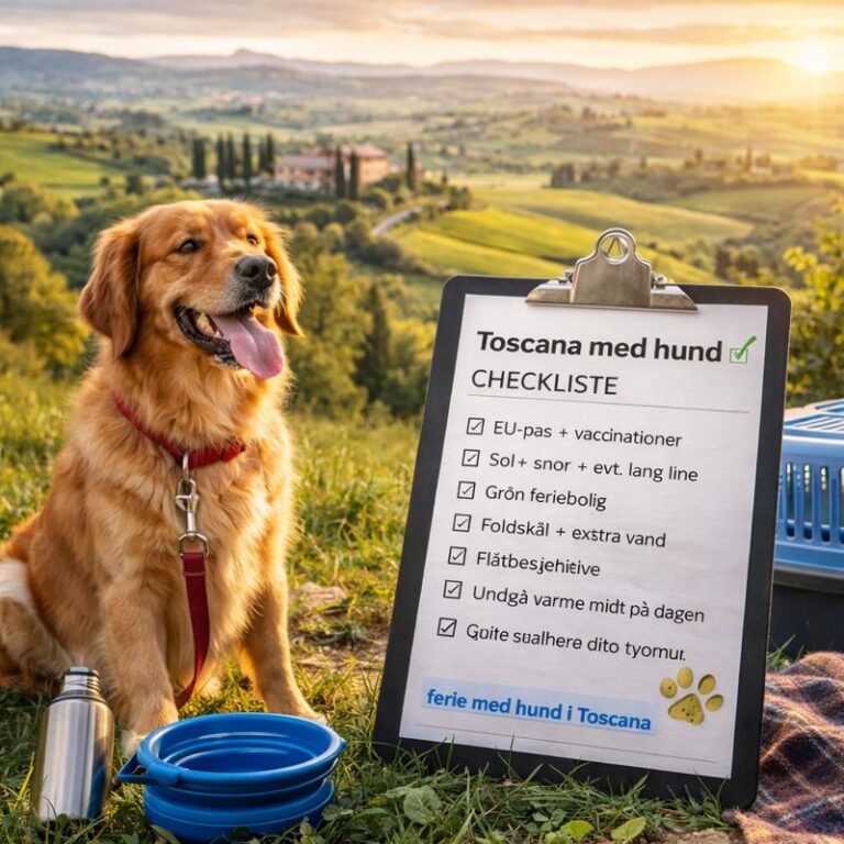 toscana med hund